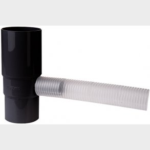 Vattenuttag 75 Mm M / Flex Svart