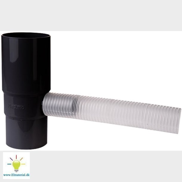 Vandudtag 75 Mm M/Flex Svart