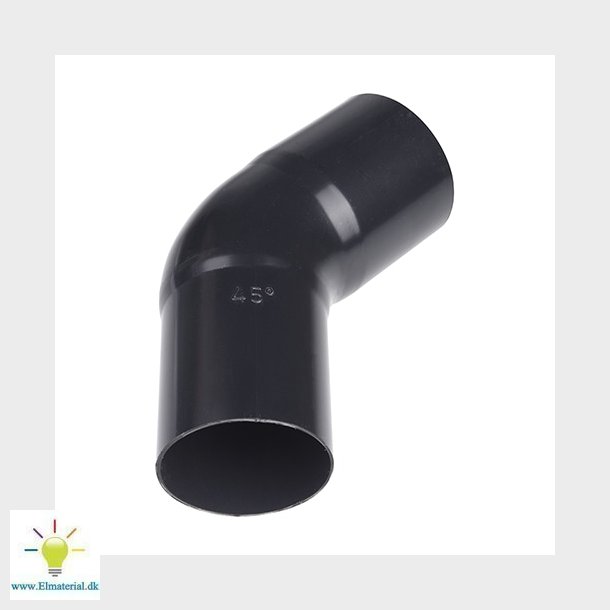 Bjning 90 Mm 45&deg; Sort