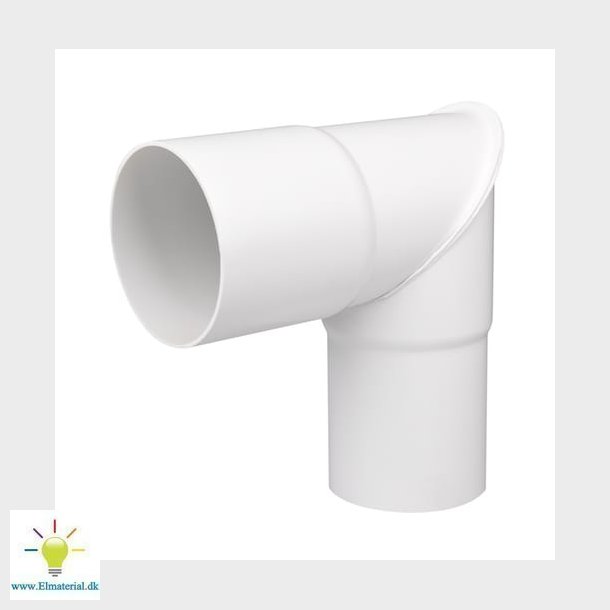 Knrr 110 Mm 90&deg; Hvid