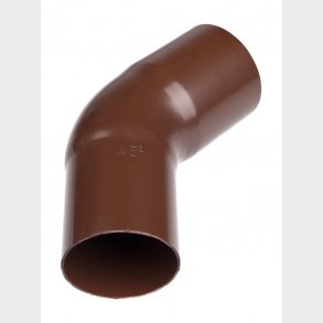 B&ouml;jning 110 mm 45 &deg; Brun