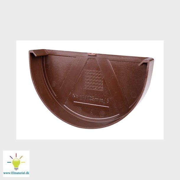 11" Plastmo Brun Endebund