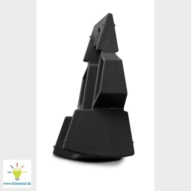 Plastkile 18&deg;/27&deg; Svart