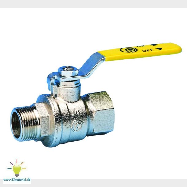 3/4" Kuglehane Mf.Np. T/Gas