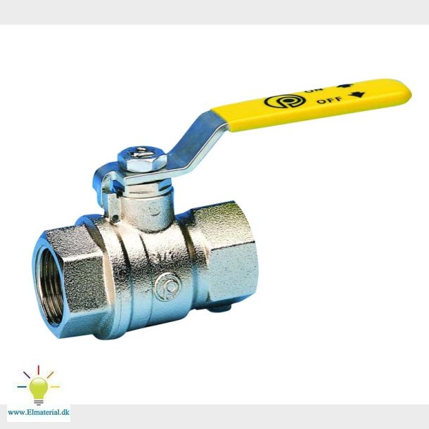 1/2" Kuglehane Mf/Mf. Til Gas