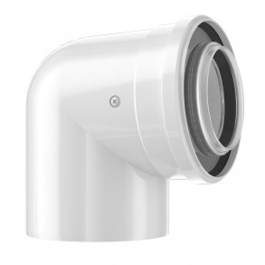 Dn80 / 125 - 87 ° Böjning