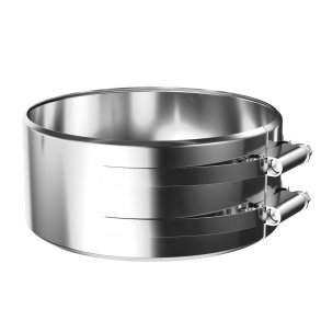 Dn125 - Klämring, takfinish.