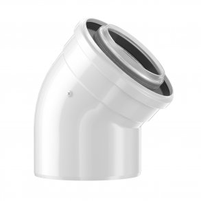 Dn60 / 100 - 45 ° Böjning