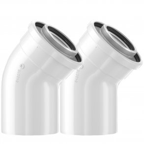 Dn60 / 100 - 2 X 45 ° Böjning