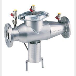 Ba rostfri s&auml;kring Dn 65 fl&auml;ns