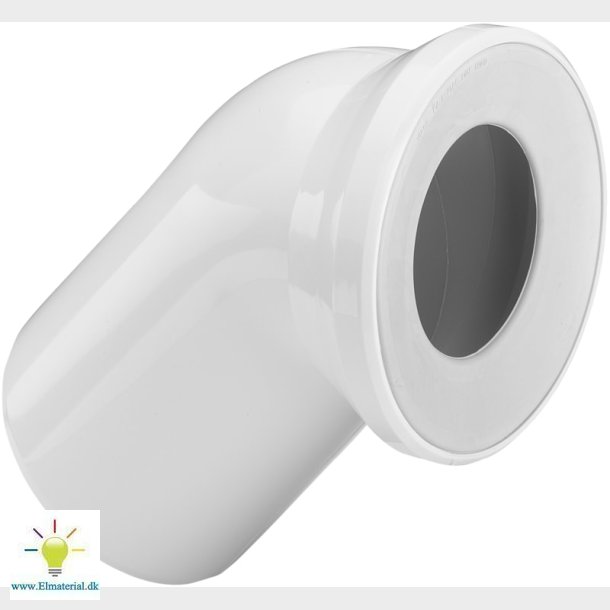 Tilslutningsbjning 45&deg;