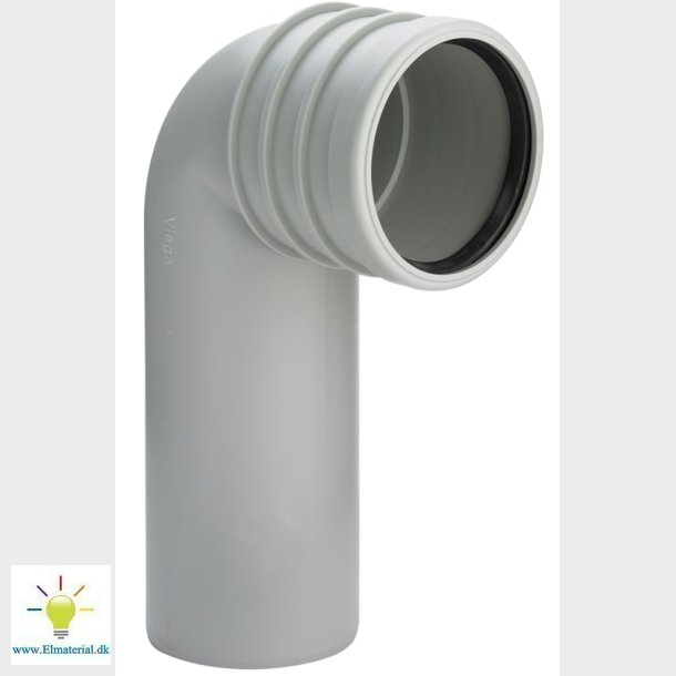 Toilettilslutningsbjning Dn90