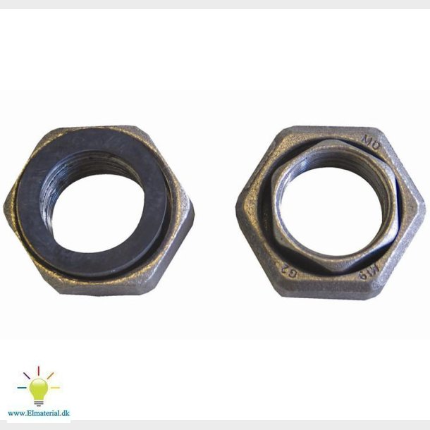 2X1.1/4 Pumpeunionsst Sort