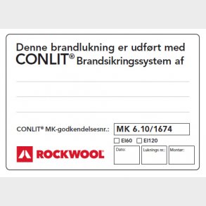 Conlit Sticker Mk6. 10/1674