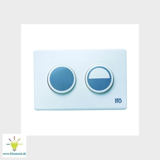 If&ouml; Trykknap Hvid Fri Placerin