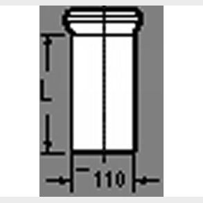 400 mm Anslutningsrör