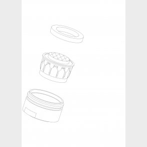 Luftblandare M24X1 Rubclean