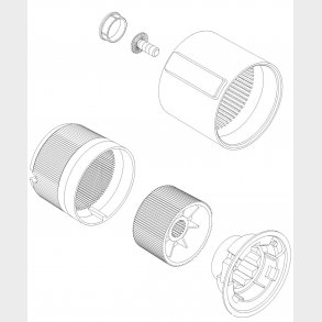 Mässingshandtag, serie 62.