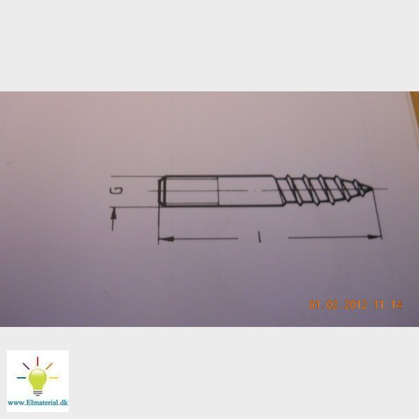M10X100 Gm-X Gev.Skr. T/Rrbr