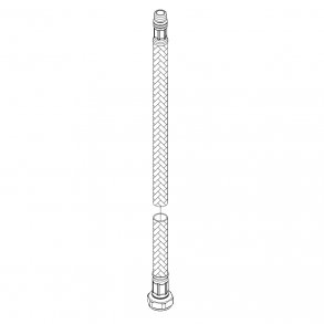 Slang Pex M10 * 1-450 mm 3/8