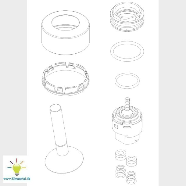 Kartushe Til Kk/Hndvask Krom