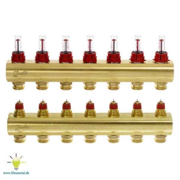 Fhf-7F Manifold 7+7 Med Flowm.