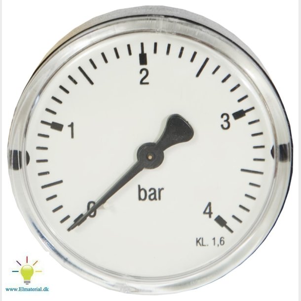 1/4"X63Mm Manometer Bagud 4Bar