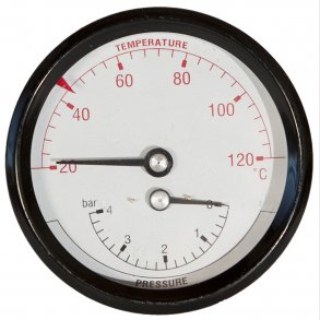80Mm Termomanometer 0-4Bar