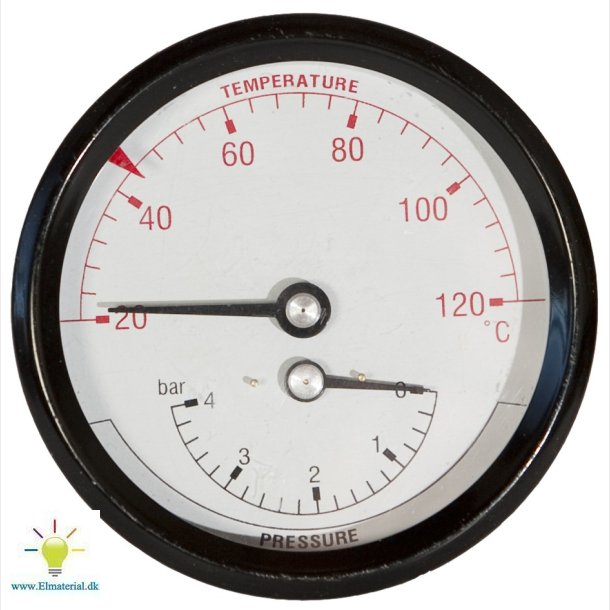 80Mm Termomanometer 0-4Bar