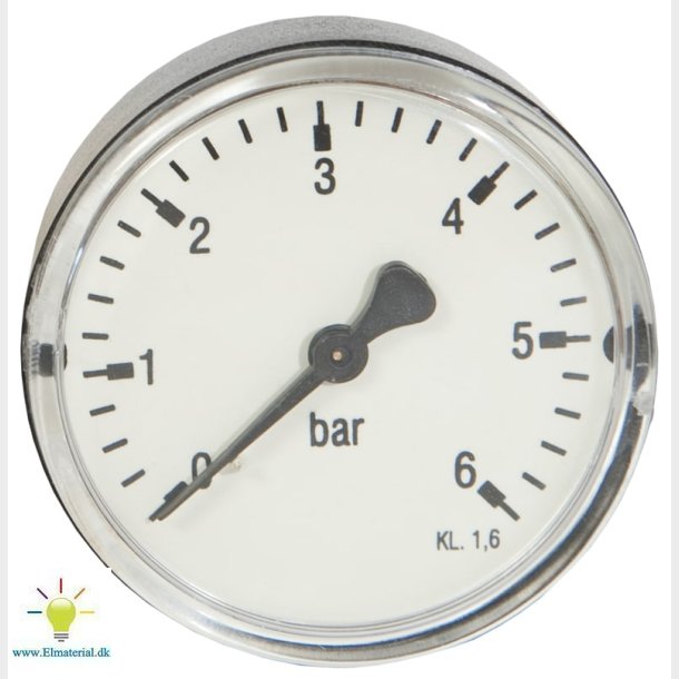 1/4"X63Mm Manometer Bagud 6Bar
