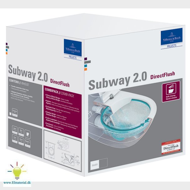 V&B 5614 Subway 2.0 Wc+Sde