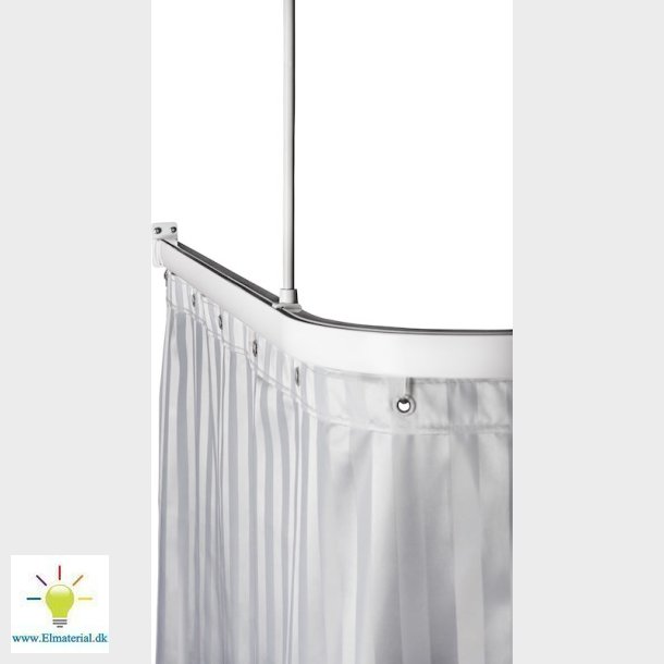 L Stabil Skinne 90X90X90 Hvid