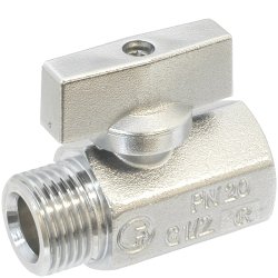 Mini Kuglehane Mess. M/N 1/2"