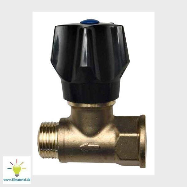 1/2" Stopventil Ubehand.Mf.Np.