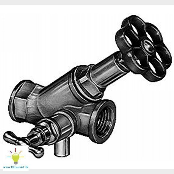 1" Frilbs Stopvent.M/Aftap.