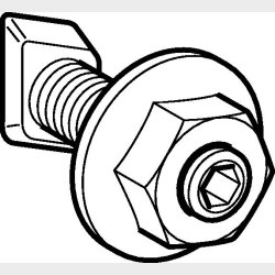 Geberit Gis Befst. Bolte M8