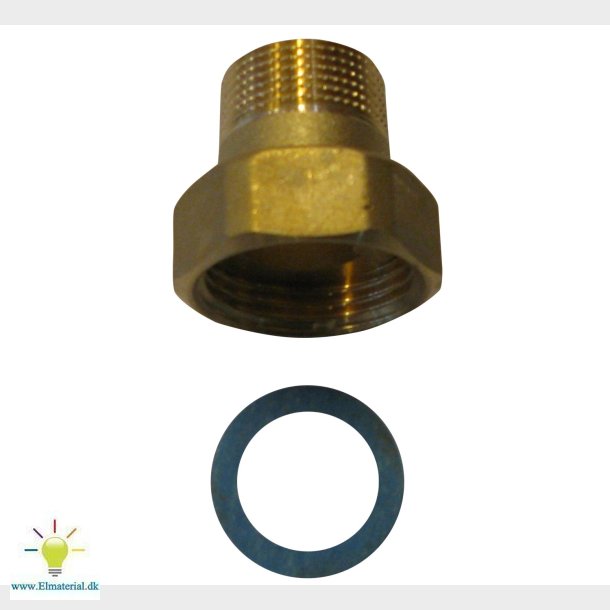 1" Gevind Nippel T/Ab-Qm