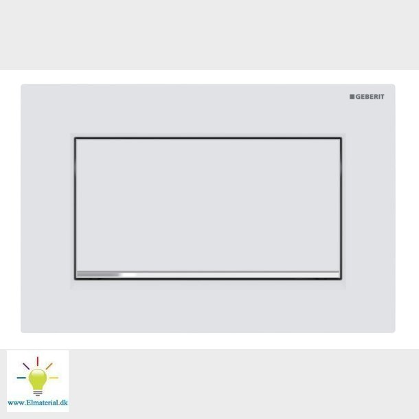 Betj.Plade Sigma30 Zink Hvid