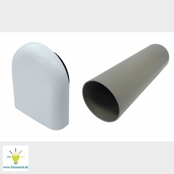 Skrmst Hvid Plast. Lr160