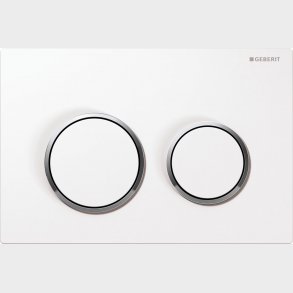 Betj Plad Omega20 Vit / Krom / Vit