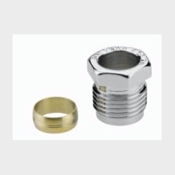 Klemringf. G1/2A 15Mm Krom+Cu
