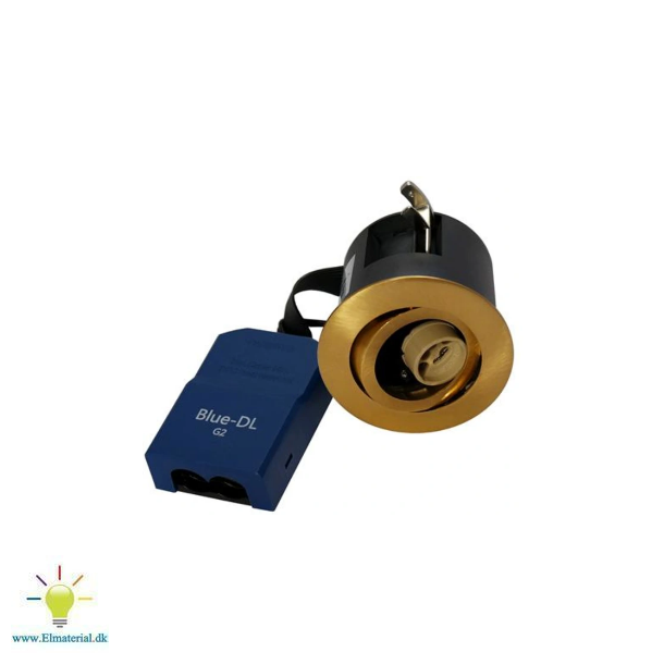 Blue-Dl 66 G2  Gu10 Kip Brstet Messing