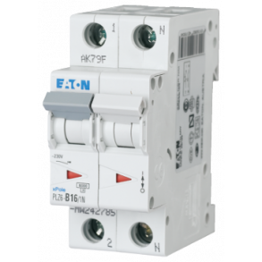 Automatisk säkring 16A 1P+N C 2M 6Ka