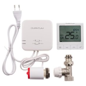 Salus opparret gulvvarmes�t 1 zone med Quantum termostat