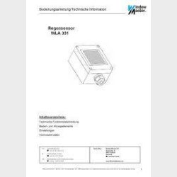 Velux Regnsensor Wla 331