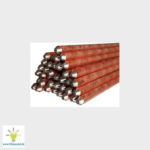 Jordspyd kobber konisk 1,5 m 5/8"