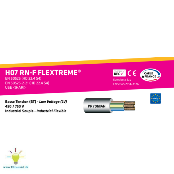 Gummikabel 4G2,5 H07RN-F