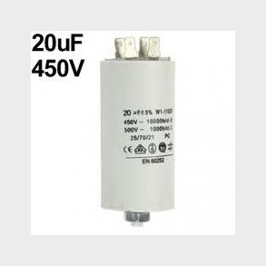Driftskondensator 450V 20,0Uf