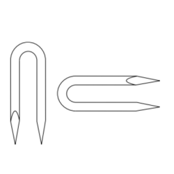Kramper Galvaniserad 4,2X50 150