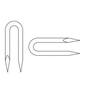 Kramper Galvaniserad 4,2X50 150